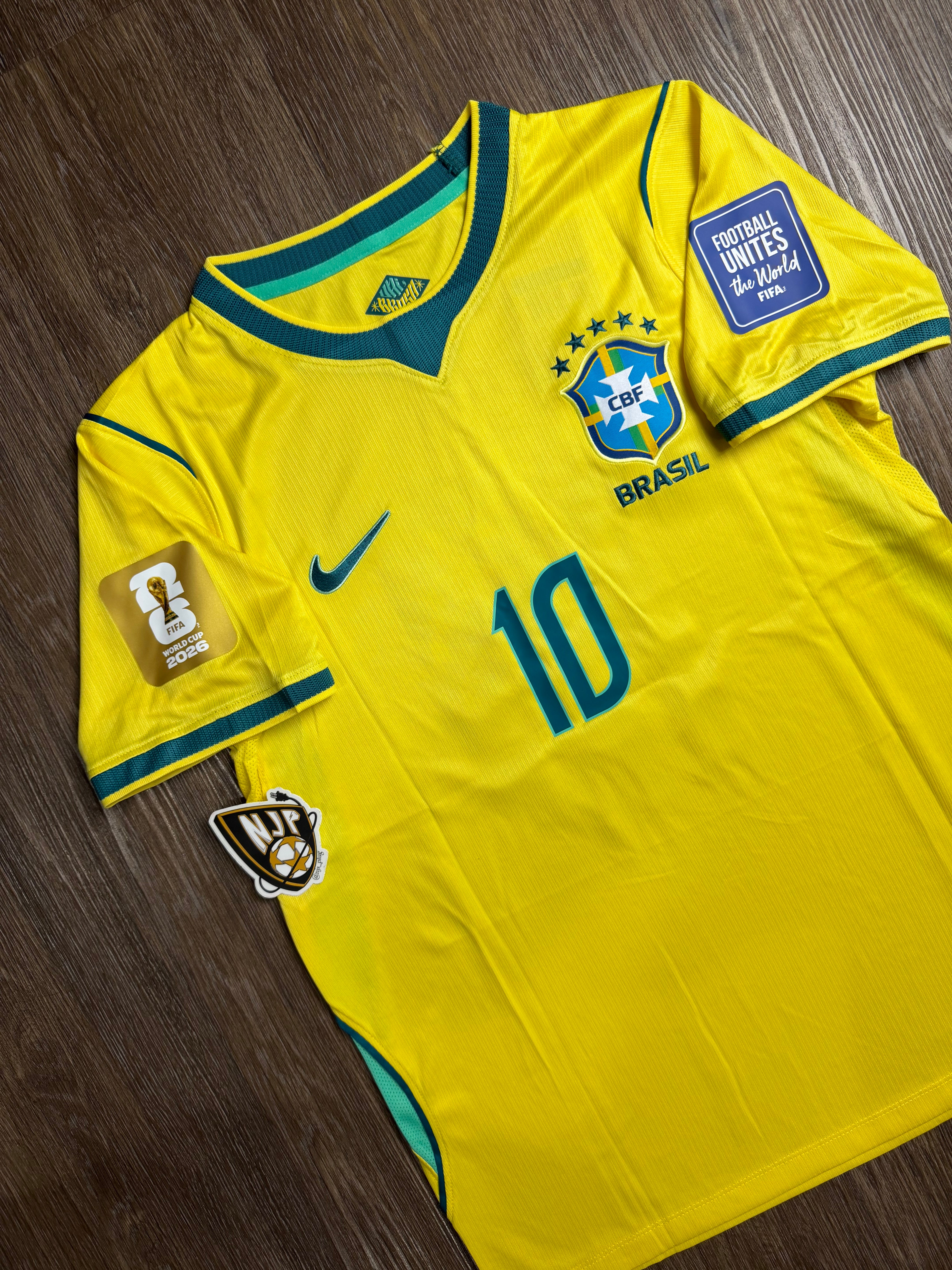 2026 Brazil Neymar Jr Home Jersey