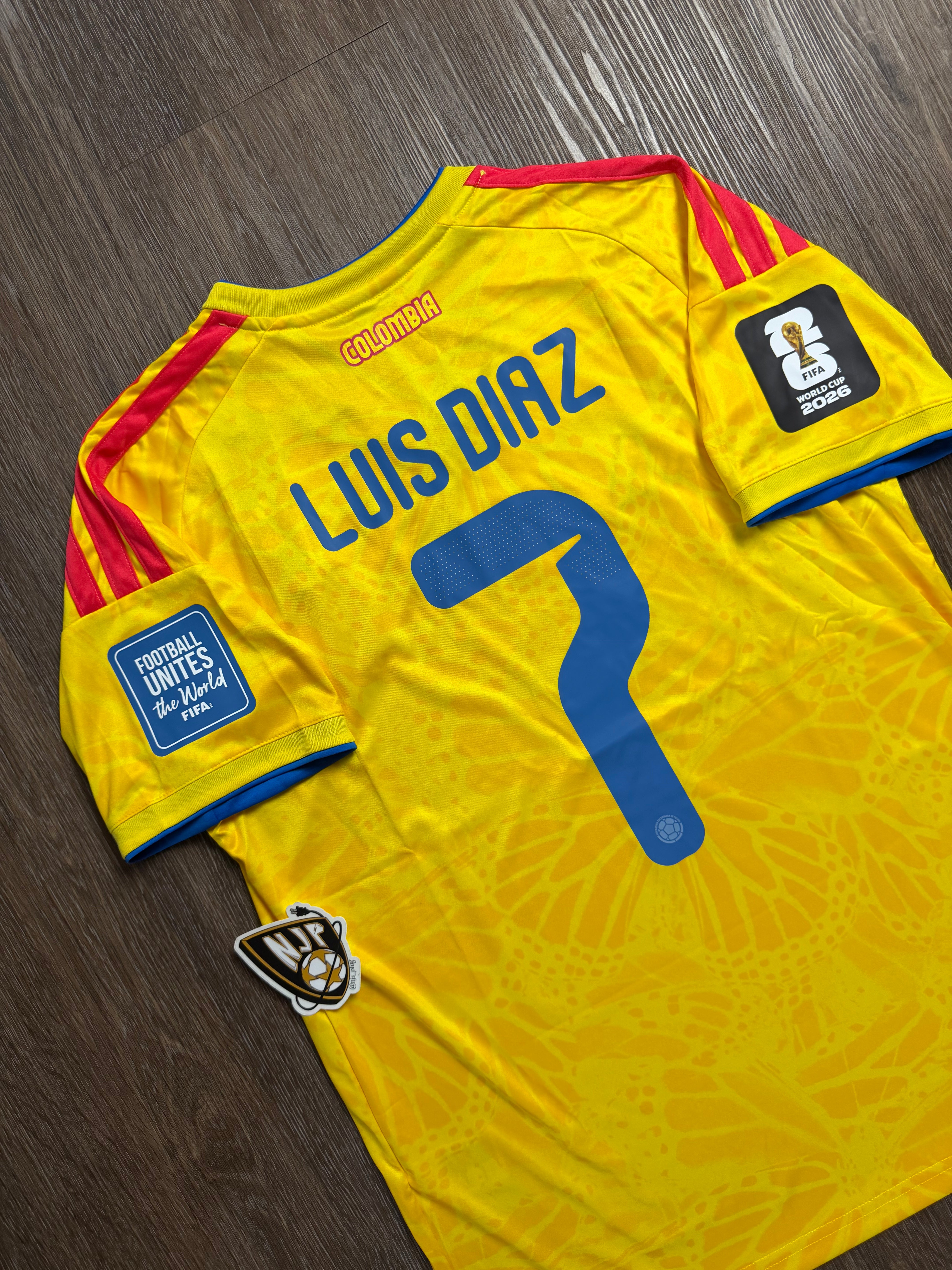 2026 Colombia Luis Diaz Home Jersey