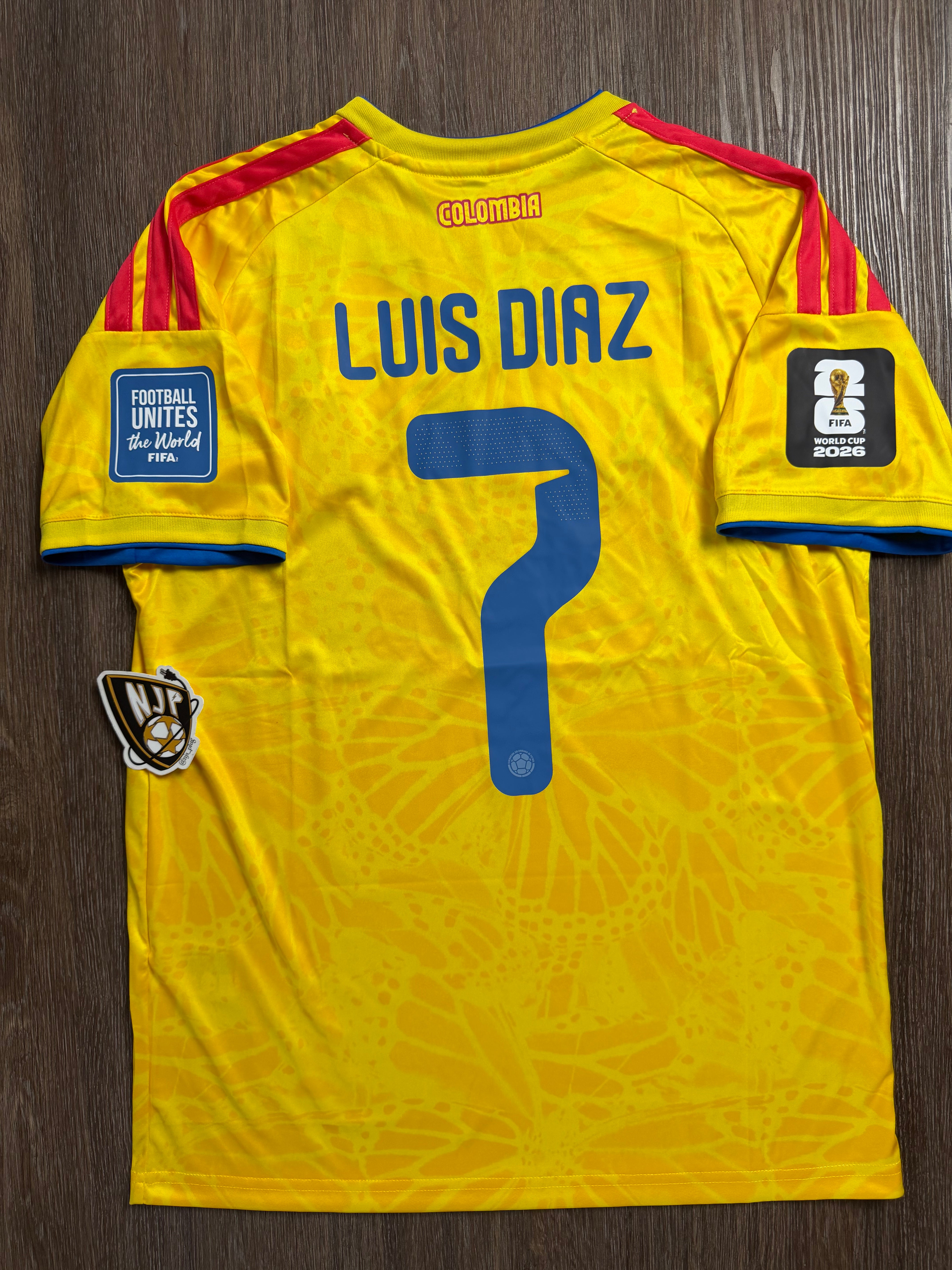 2026 Colombia Luis Diaz Home Jersey