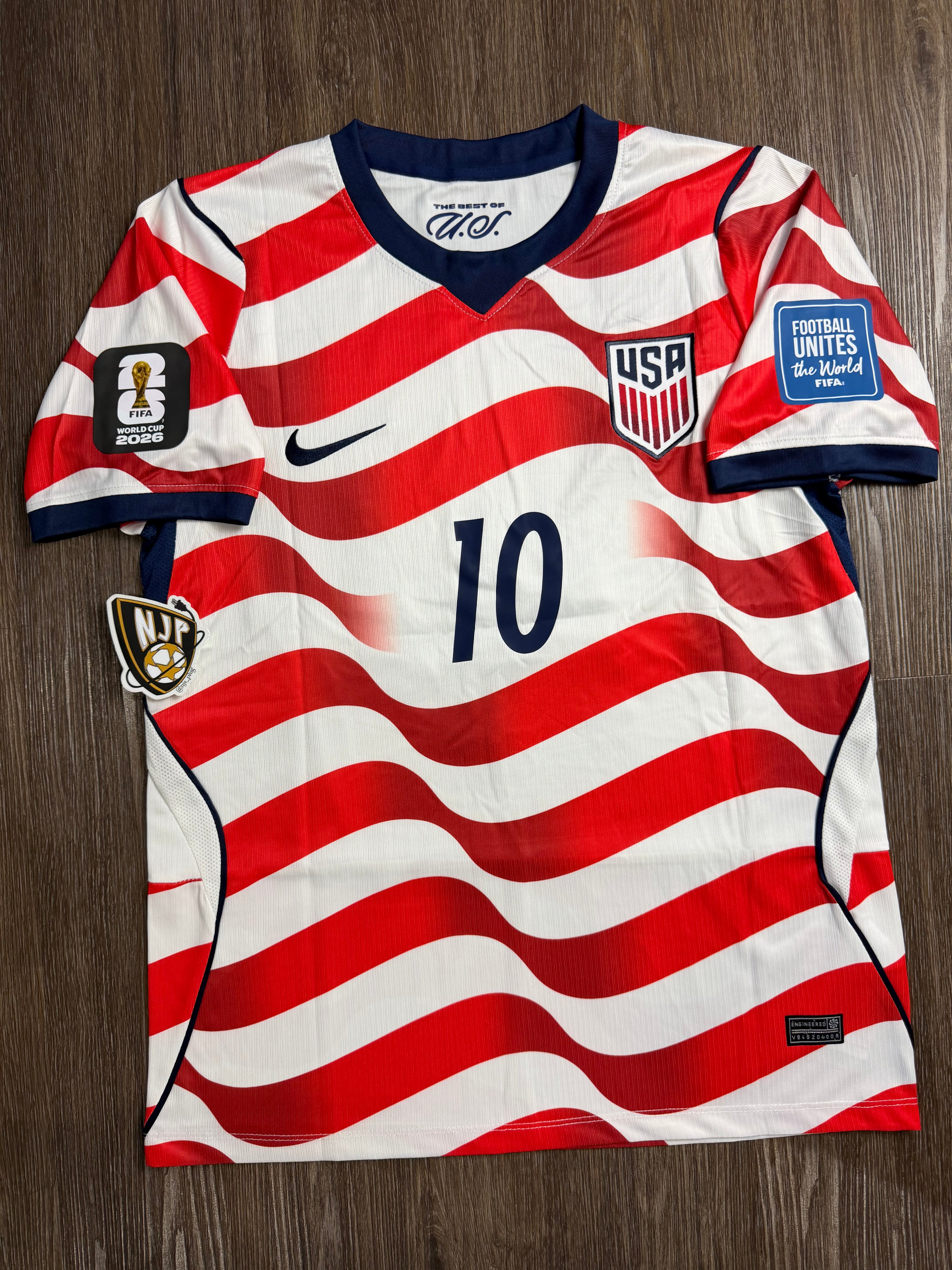 2026 USMNT Christian Pulisic Home Jersey