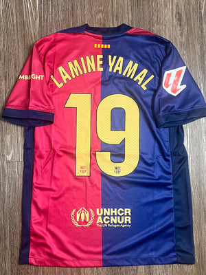 24/25 Barcelona Lamine Yamal Home Jersey