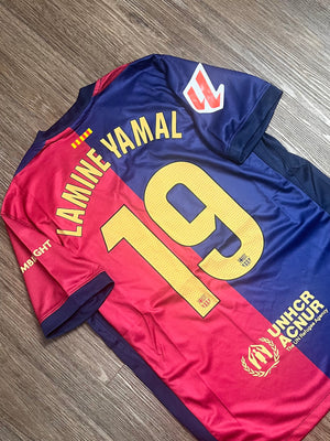 24/25 Barcelona Lamine Yamal Home Jersey