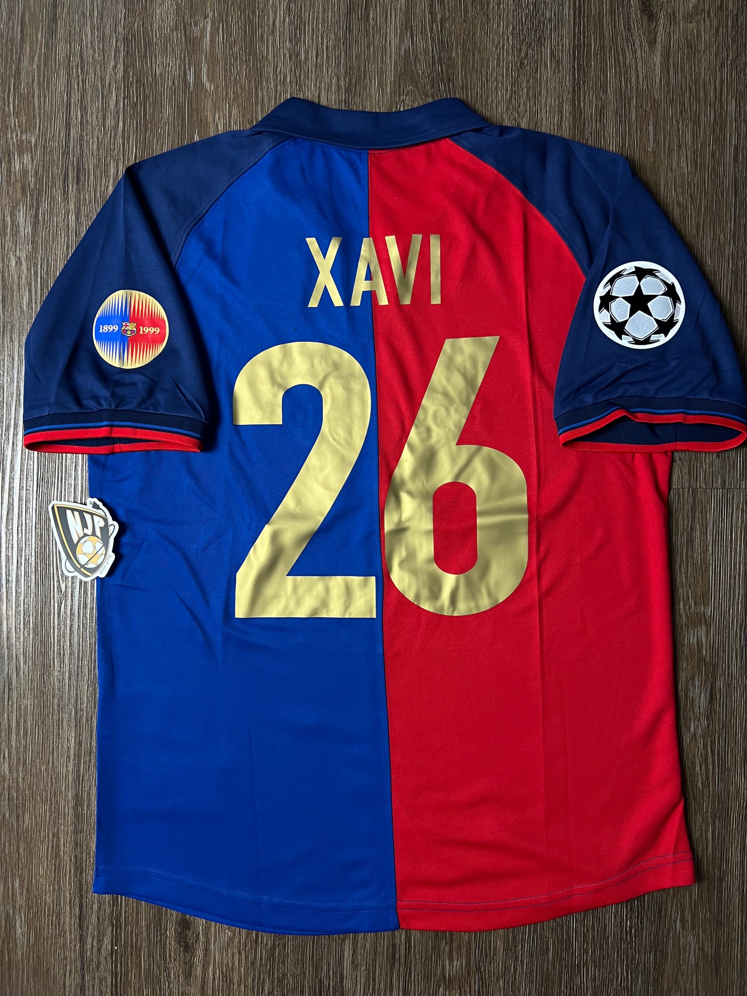 99 Barcelona Xavi Hernandez Home Jersey