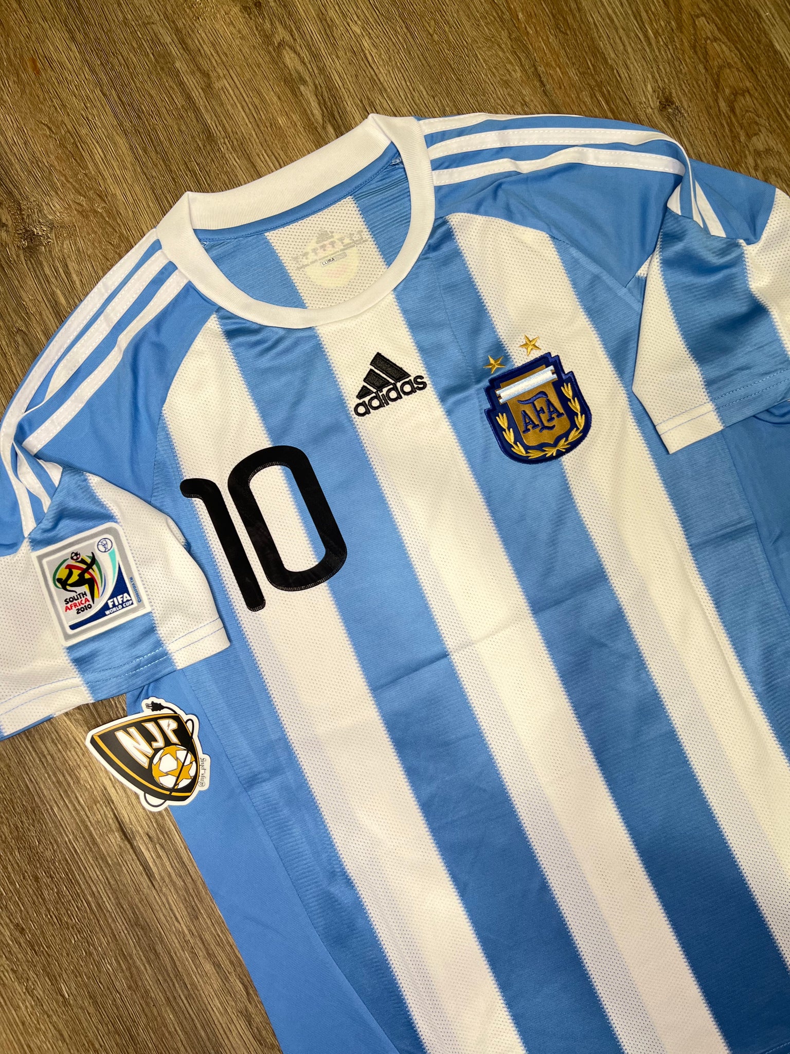 2010 Argentina Lionel Messi Home Jersey