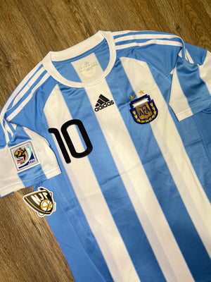 2010 Argentina Lionel Messi Home Jersey