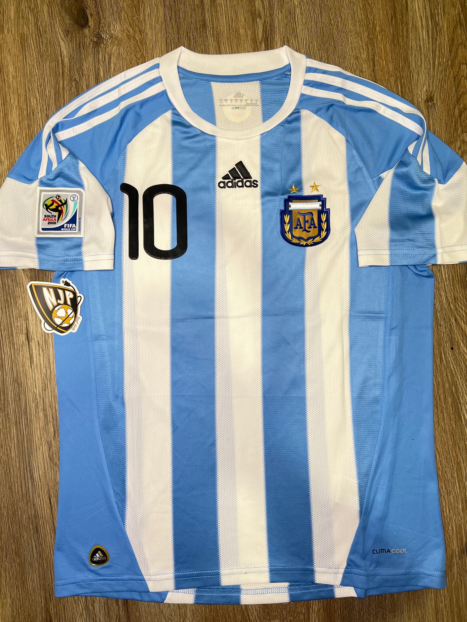 2010 Argentina Lionel Messi Home Jersey