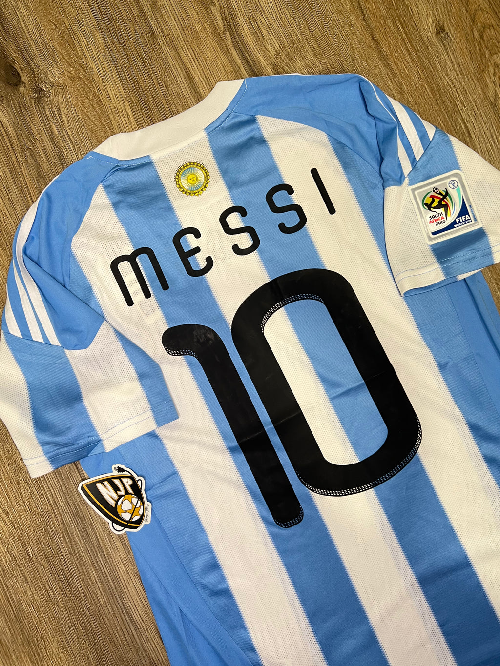 2010 Argentina Lionel Messi Home Jersey