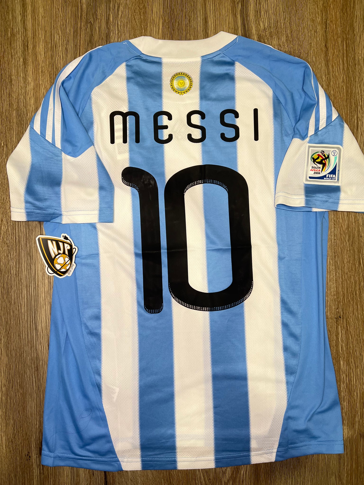 2010 Argentina Lionel Messi Home Jersey