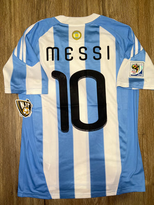 2010 Argentina Lionel Messi Home Jersey