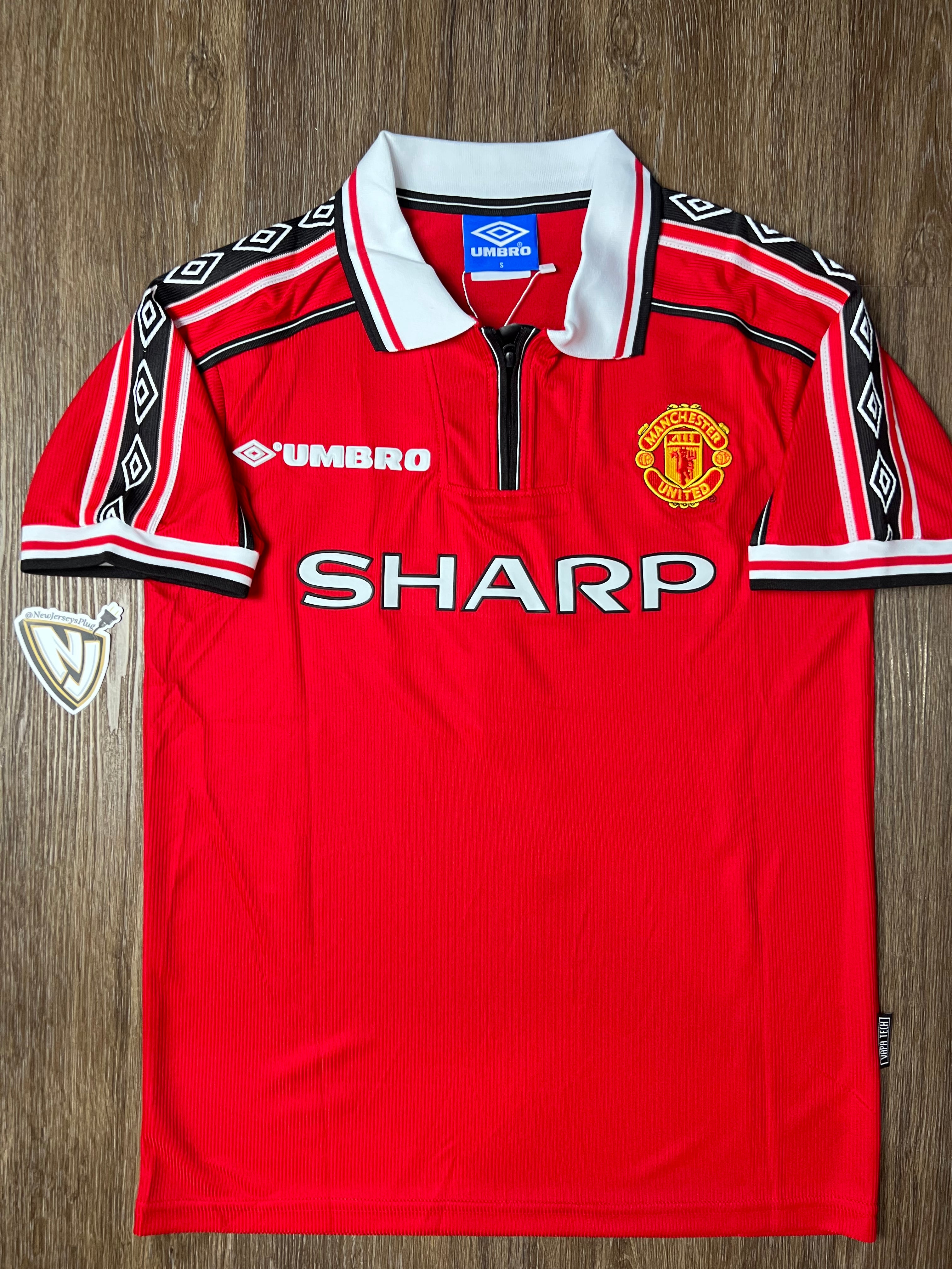 98/99 Manchester United David Beckham Home Jersey
