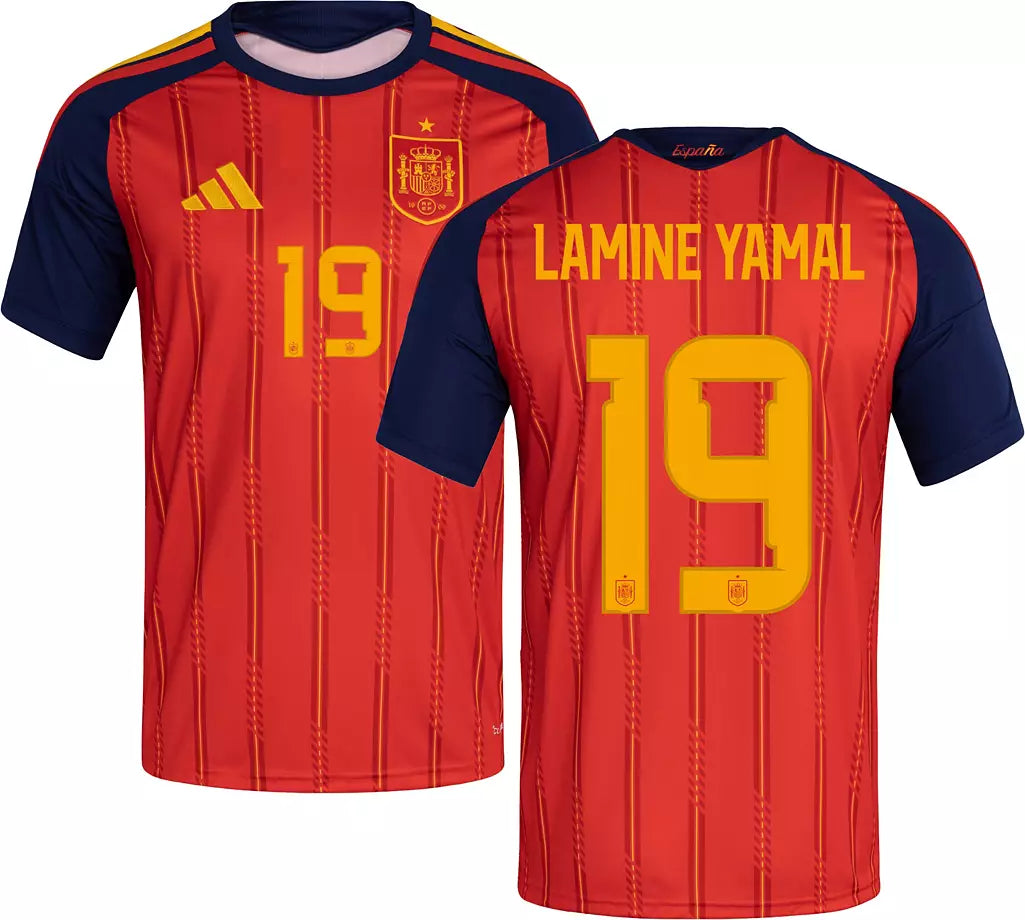 25/26 Spain Lamine Yamal Home Jersey