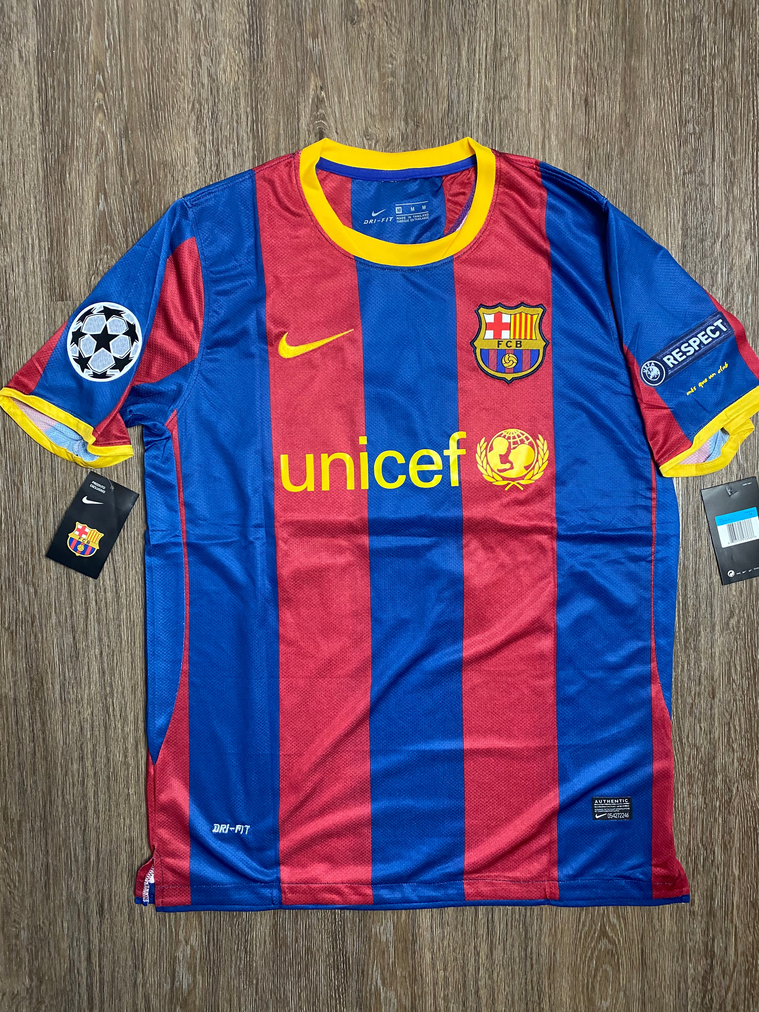 2010/11 Barcelona Lionel Messi 10 Home Jersey