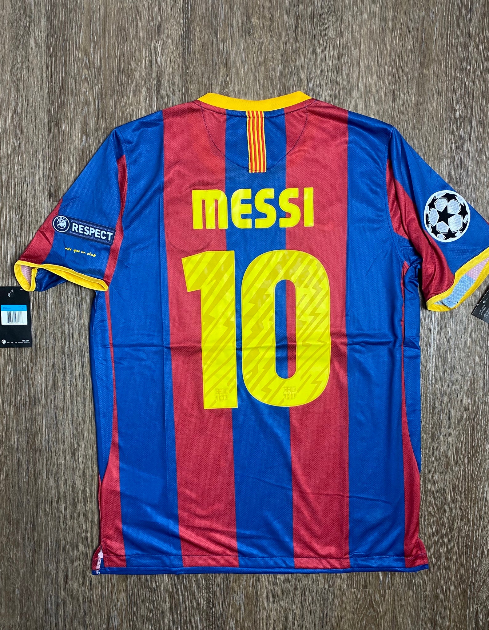 Football Myths Messi 10 Barcelona 2010/11 Home Jersey Medium