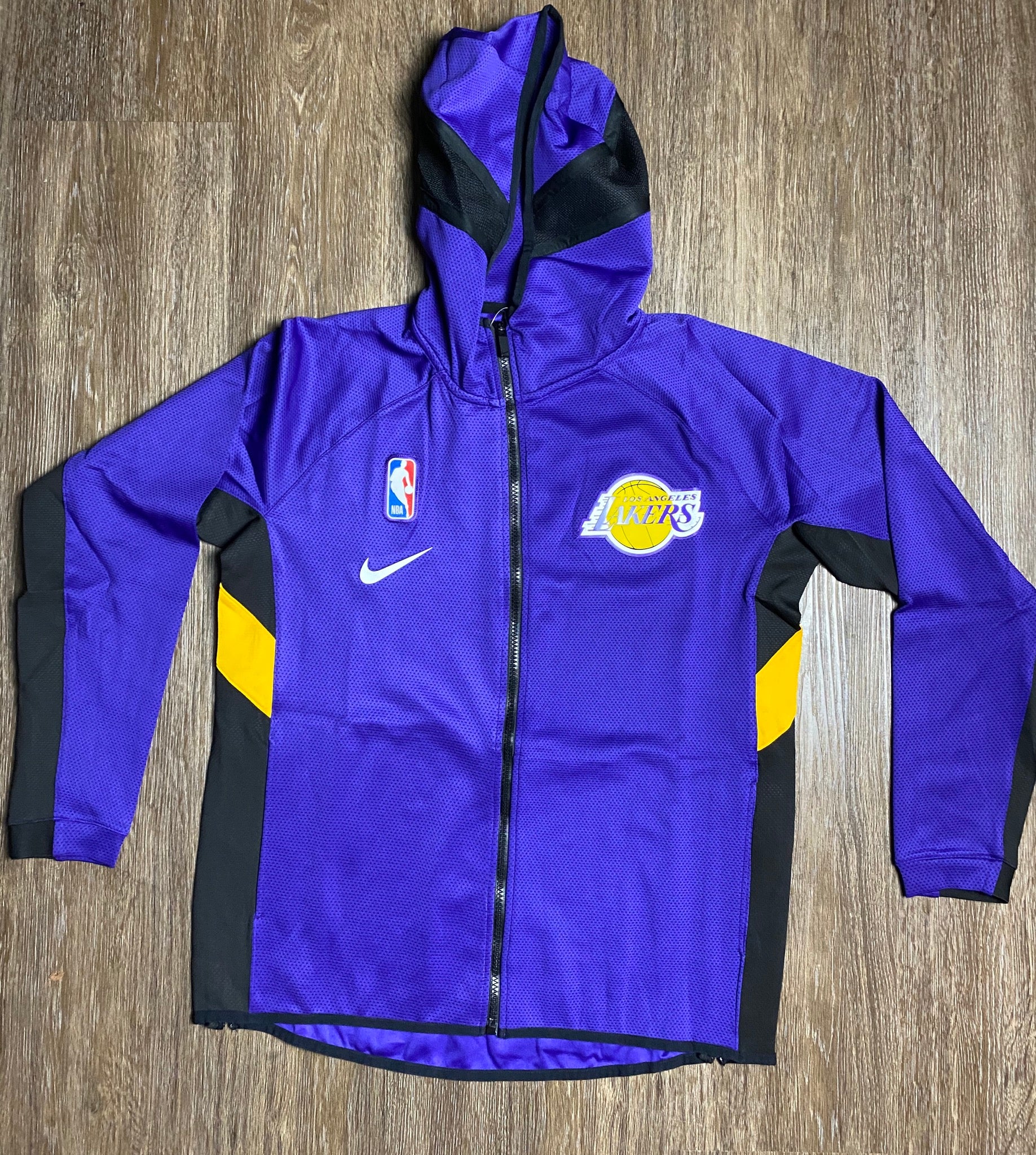 Los Angeles Lakers Nike Purple Showtime ThermaFlex Hoodie with
