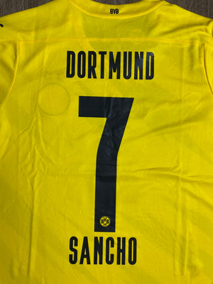 20/21 Borussia Dortmund Jadon Sancho 7 Home Jersey