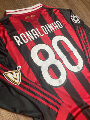 2009/10 AC Milan Ronaldinho 80 Home Jersey