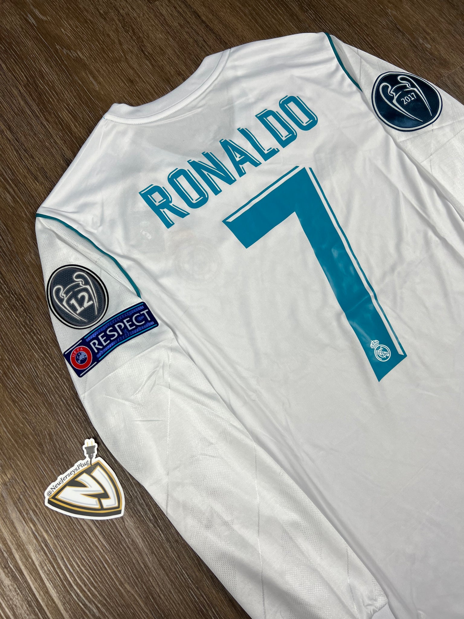 Ronaldo champions top league jersey