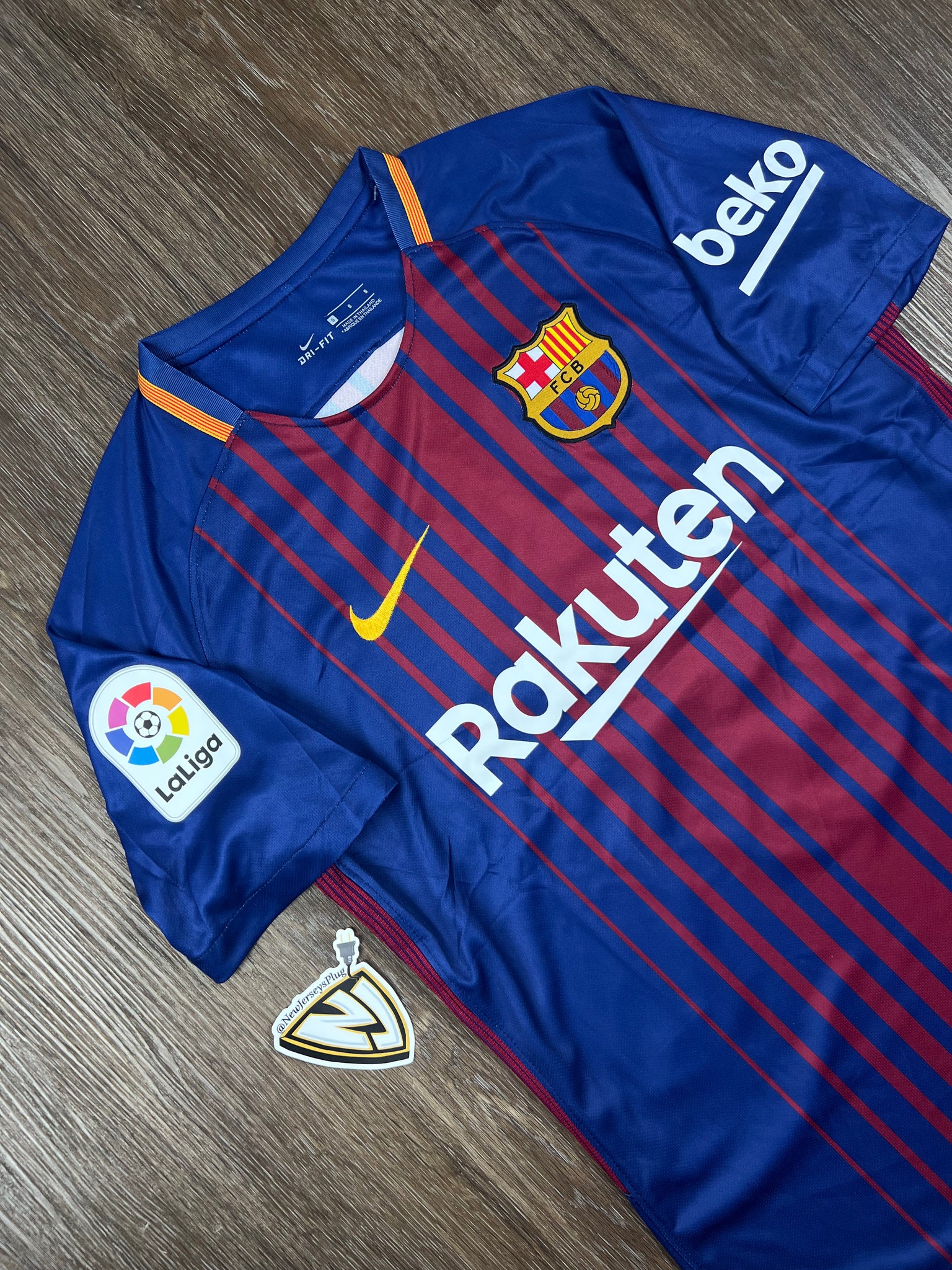 17 18 Barcelona Andres Iniesta Home Jersey NewJerseysPlug
