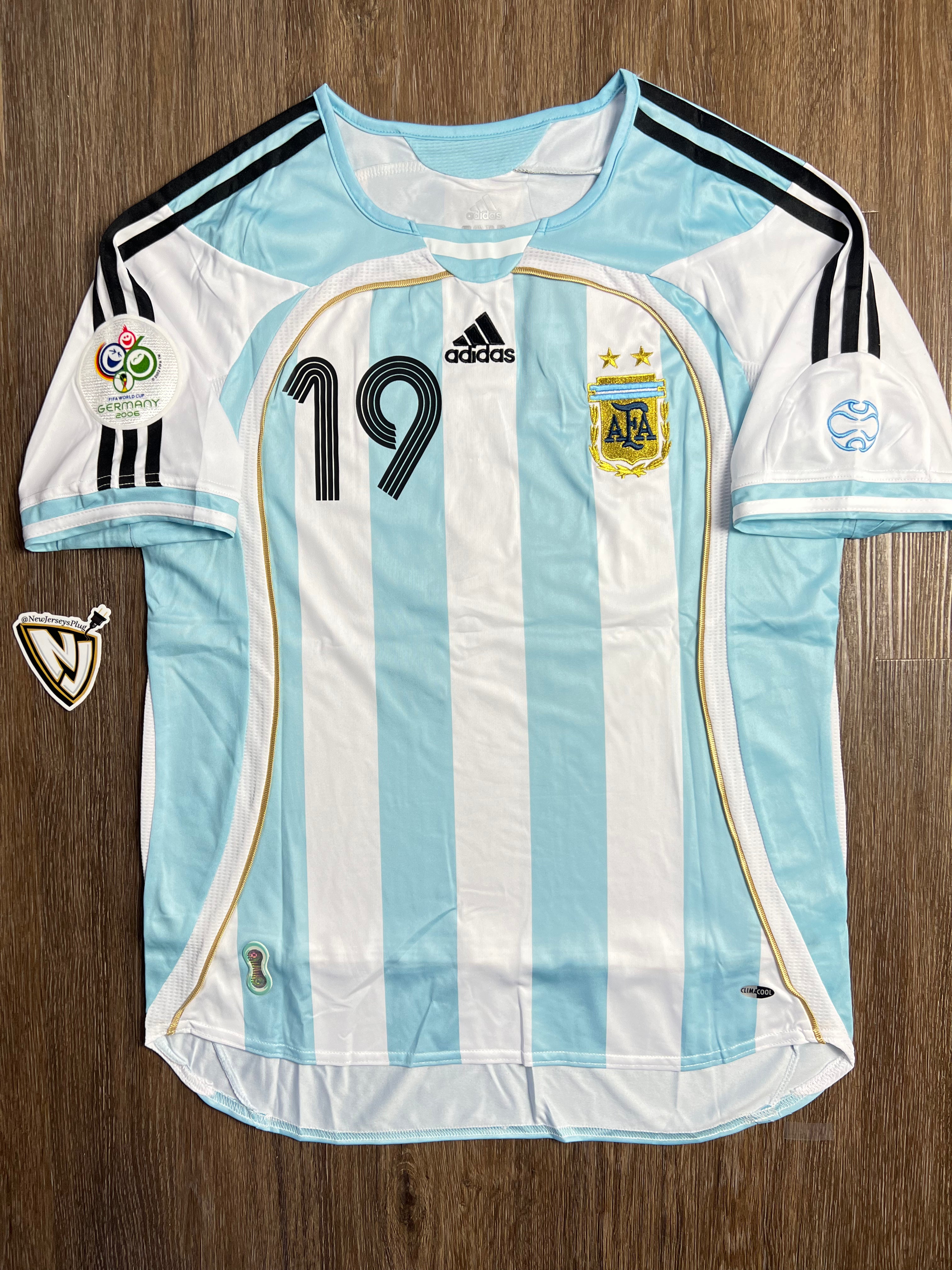 2006 Argentina Lionel Messi Home Jersey
