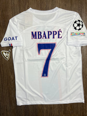 PSG Kylian Mbappe Away Jersey