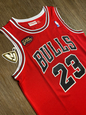 Chicago Bulls Michael Jordan 23 Finals Home Jersey