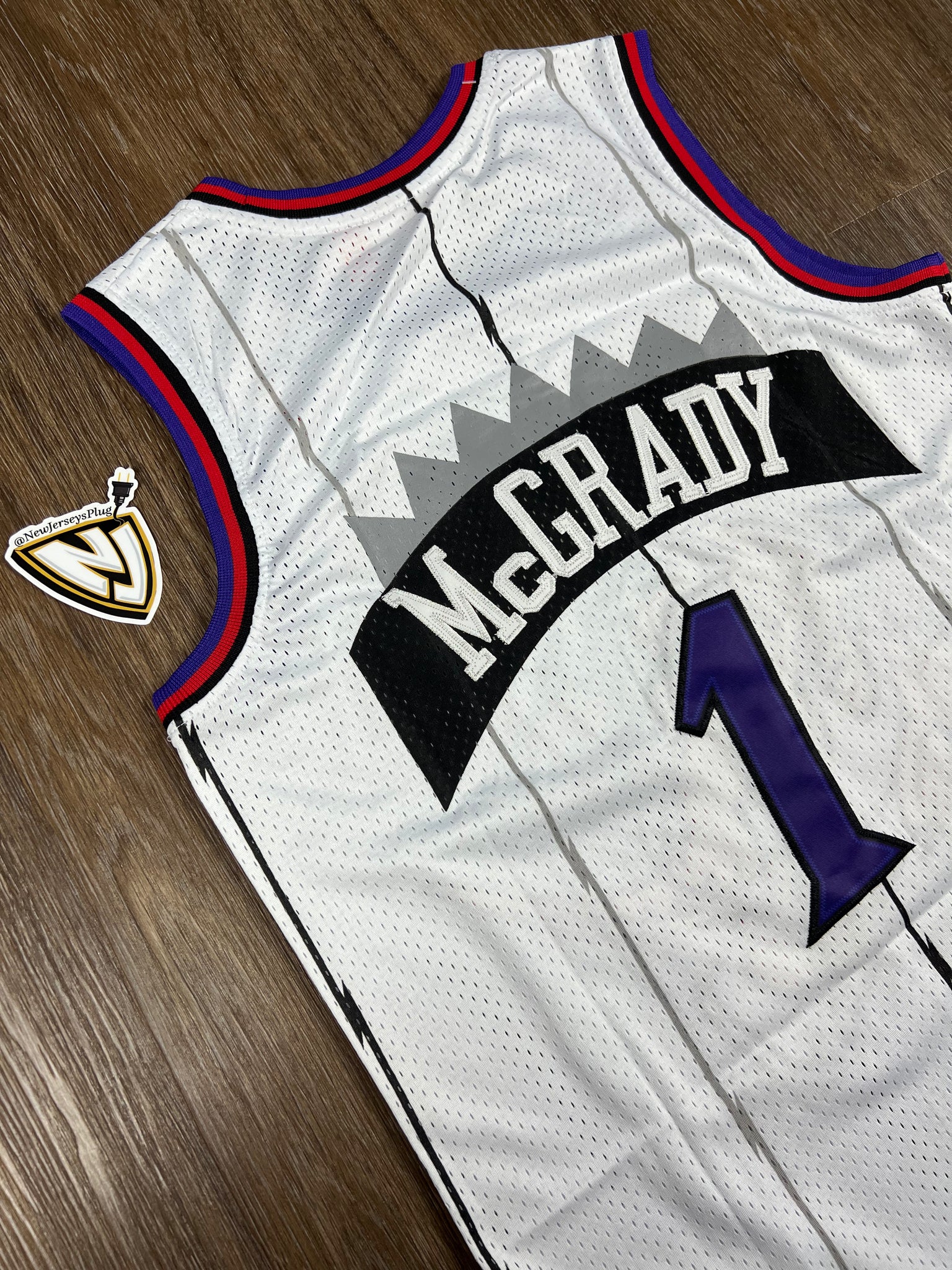 Throwback Toronto Raptors Tracy McGrady 1 Jersey NewJerseysPlug