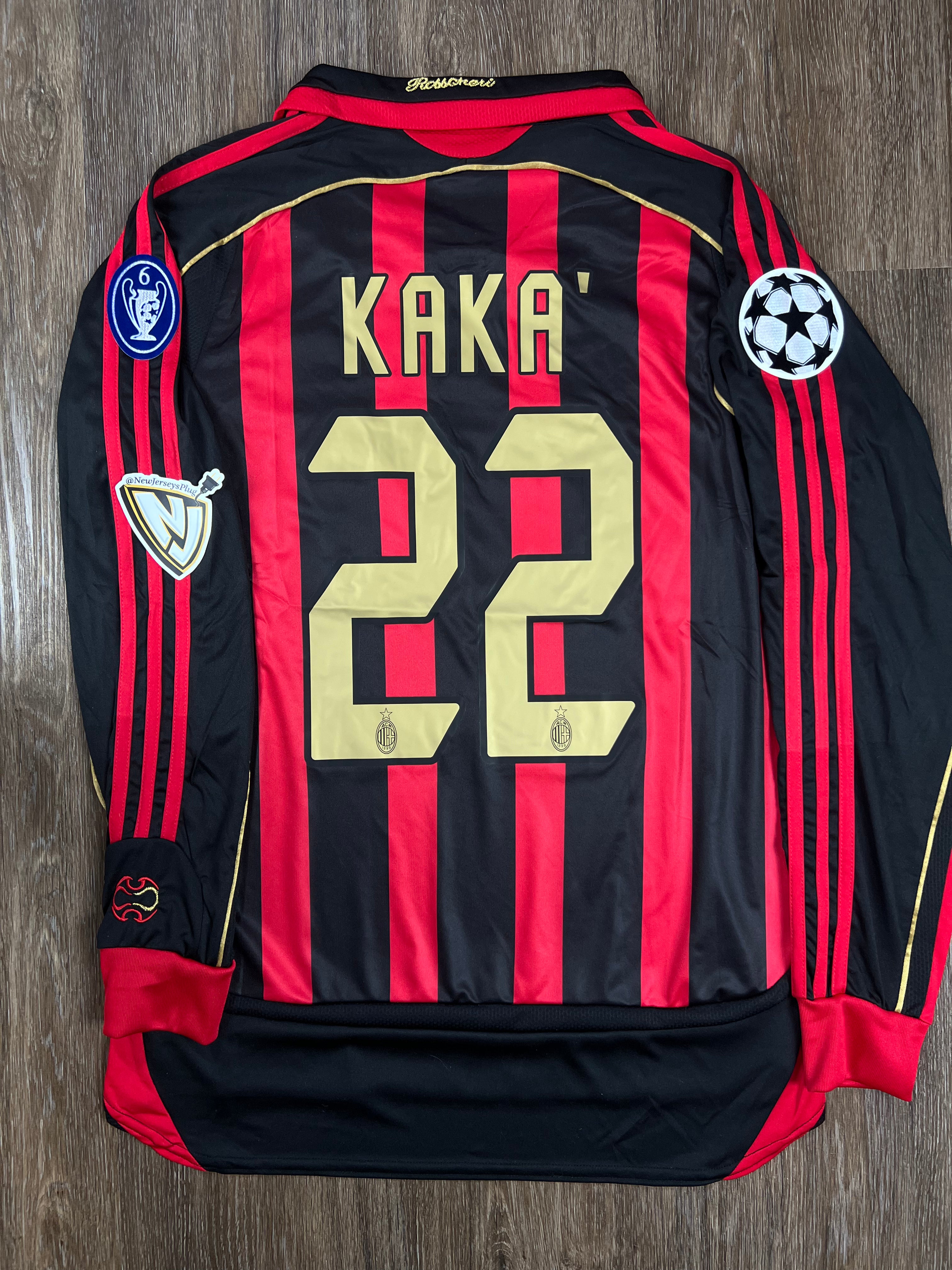 2006/07 AC Milan Kaka 22 Home Long Sleeve