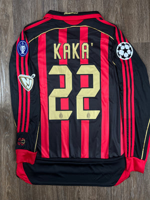 2006/07 AC Milan Kaka 22 Home Long Sleeve