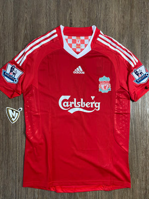 2008 Liverpool Fernando Torres 9 Home Jersey
