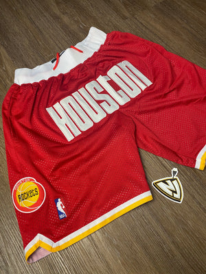 houston rockets jersey shorts