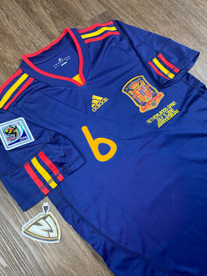 2010 Spain Andres Iniesta 8 Finals Jersey