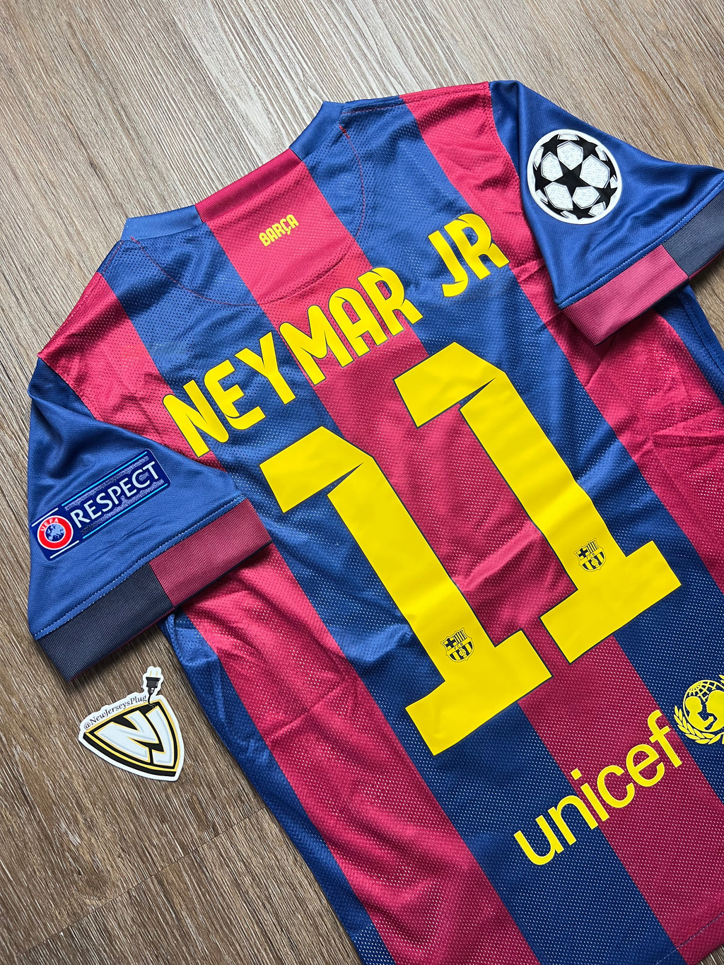 14/15 Barcelona Neymar Jr Home Jersey
