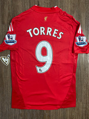 2008 Liverpool Fernando Torres 9 Home Jersey