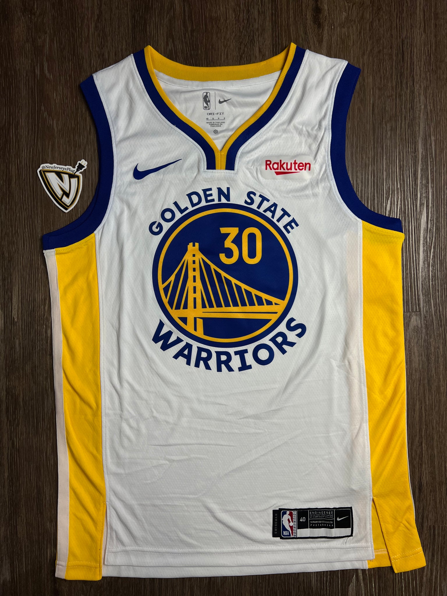 Golden State Warriors Steph Curry Home Jersey