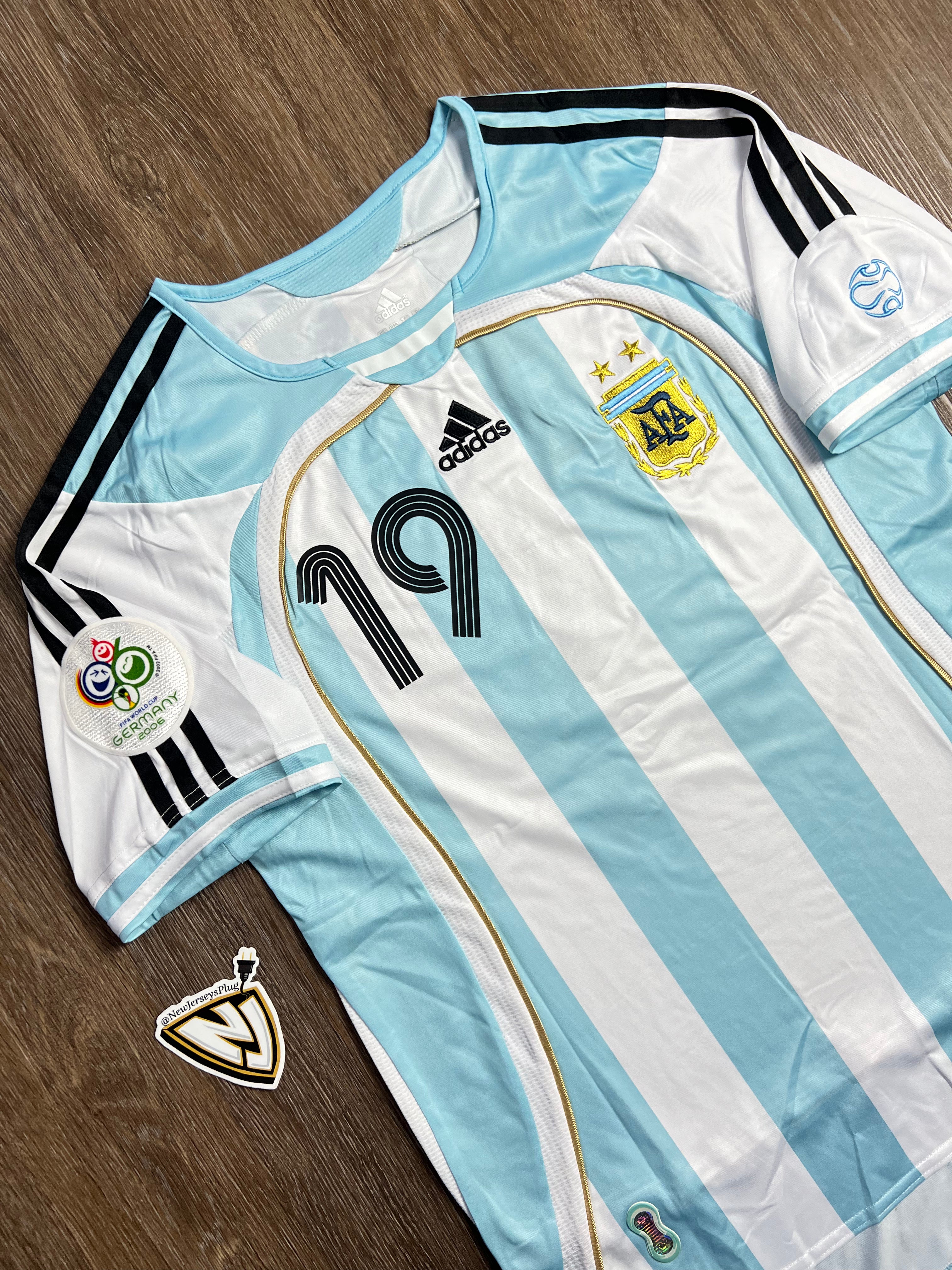 2006 Argentina Lionel Messi Home Jersey
