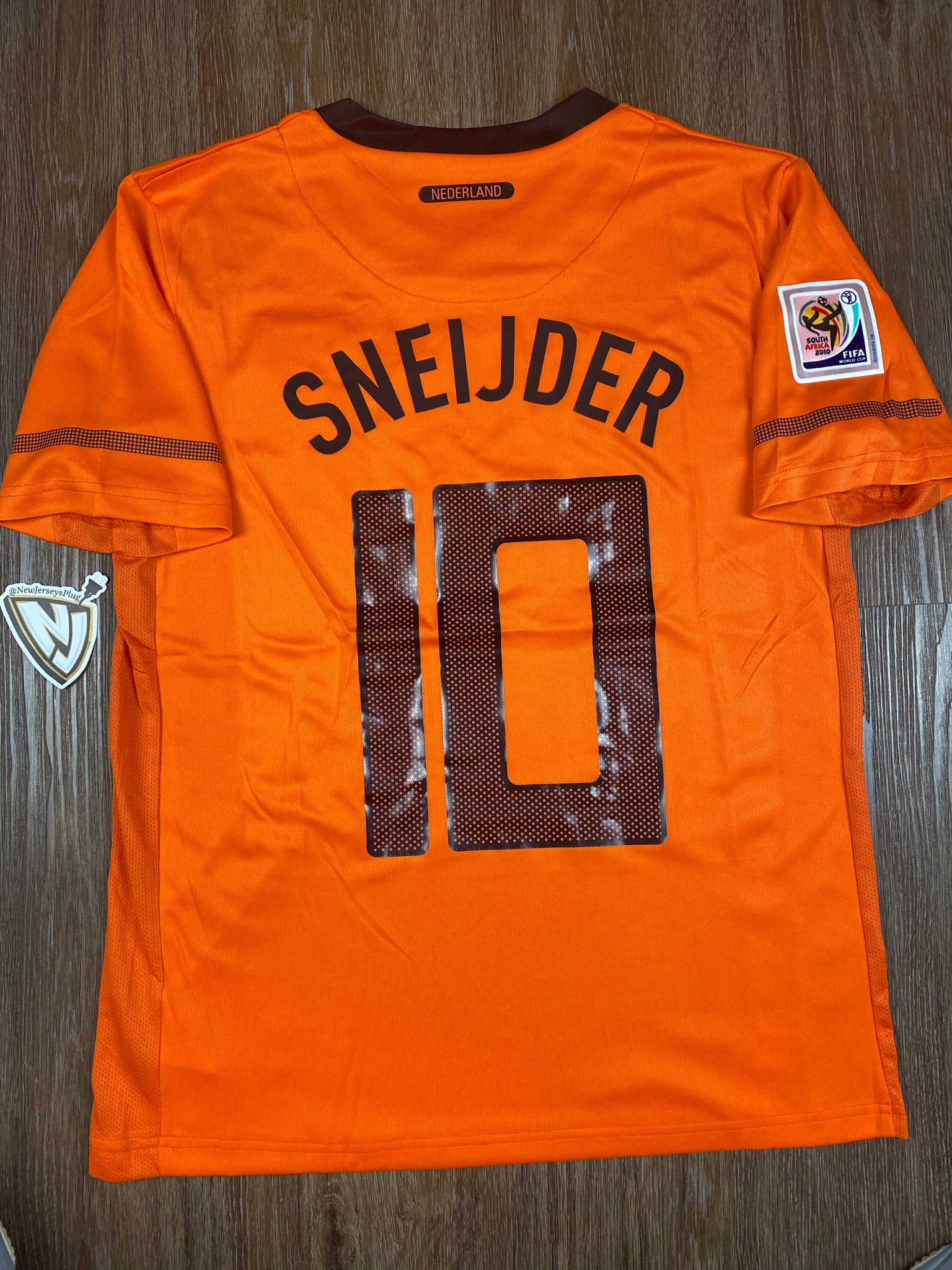 2010 Netherlands Wesley Sneijder 10 Home Jersey