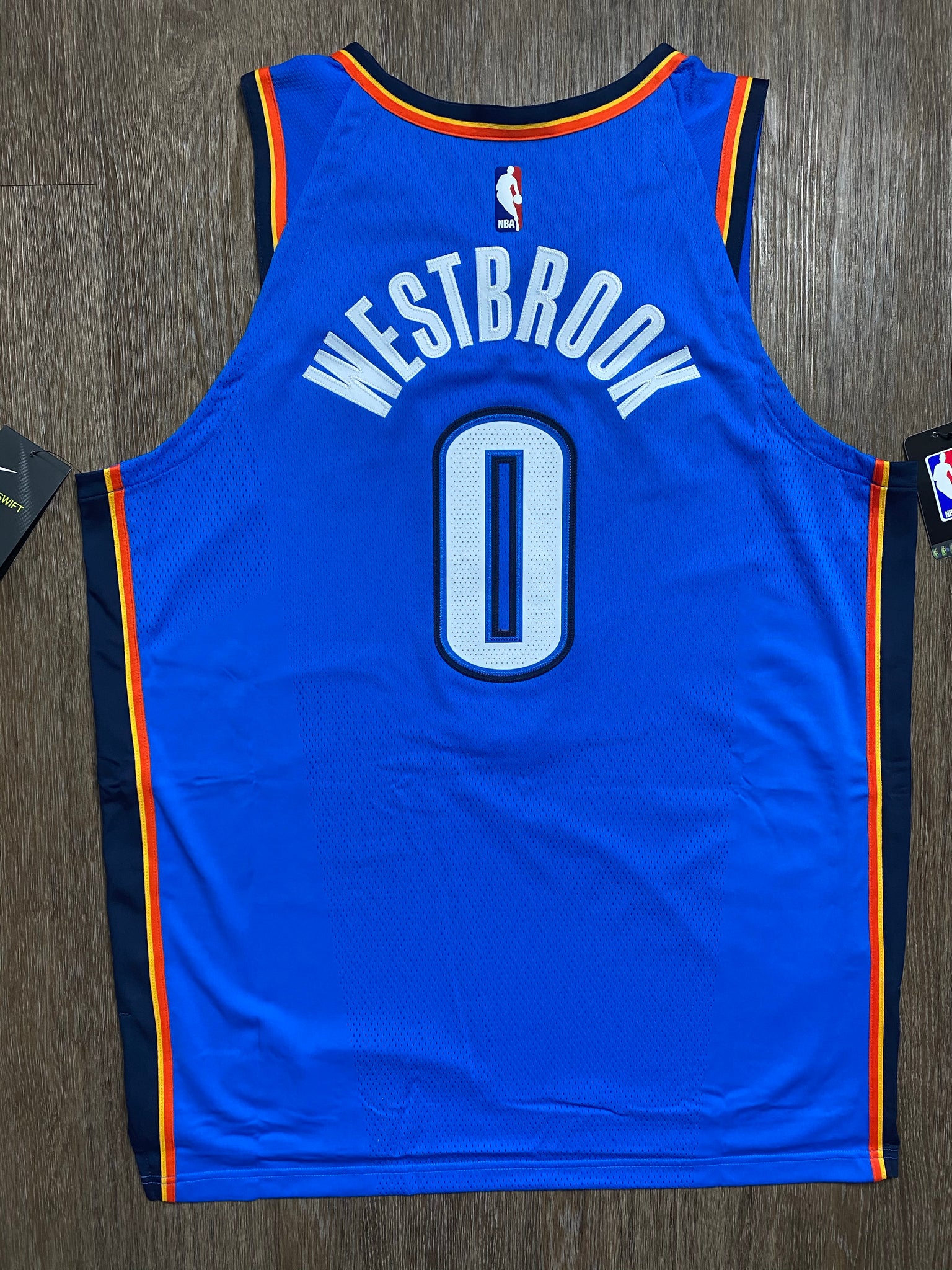 Oklahoma City Russel Westbrook 0 Home Jersey